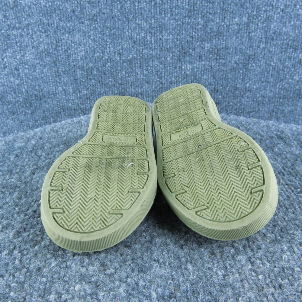 OshKosh B'gosh Boys Sneaker Size T 7 Medium Shoes‎ Green Fabric Slip On